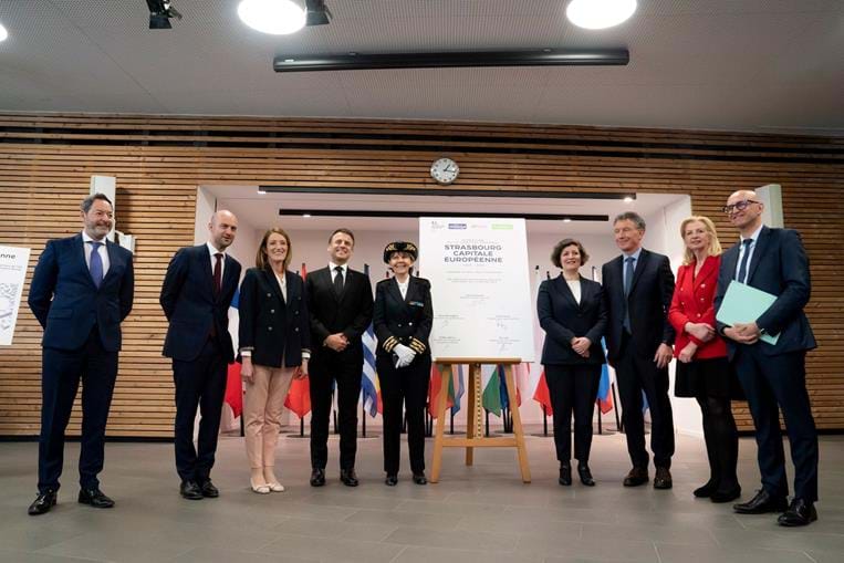 Signature Contrat triennal, Strasbourg capitale eu