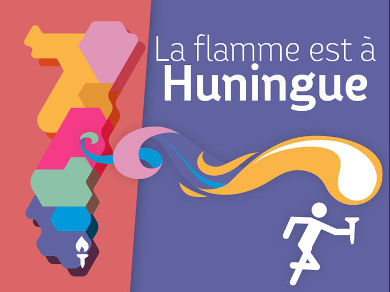 Flamme olympique à Huningue