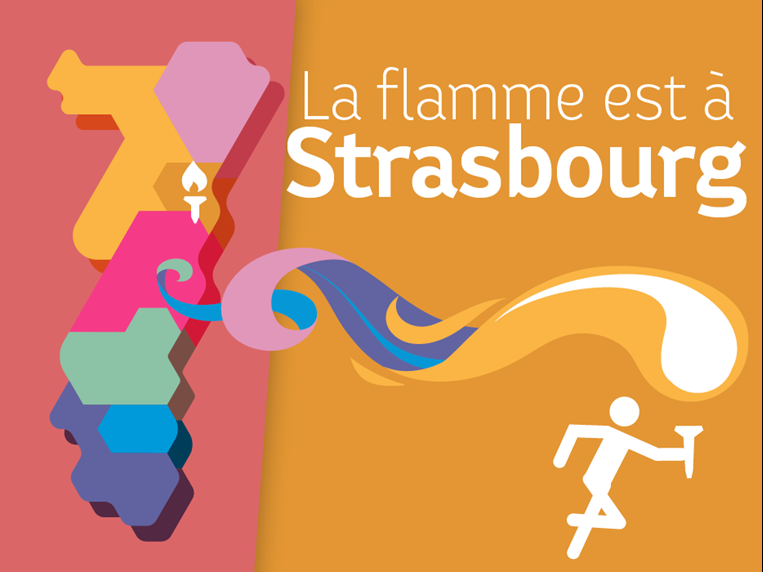 Flamme à Strasbourg