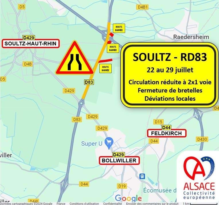Plan des travaux du 22 au 29 Juillet