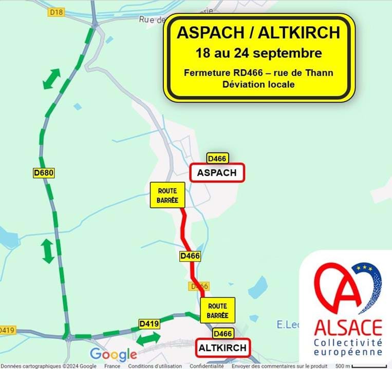 Travaux à Aspach Altkirch