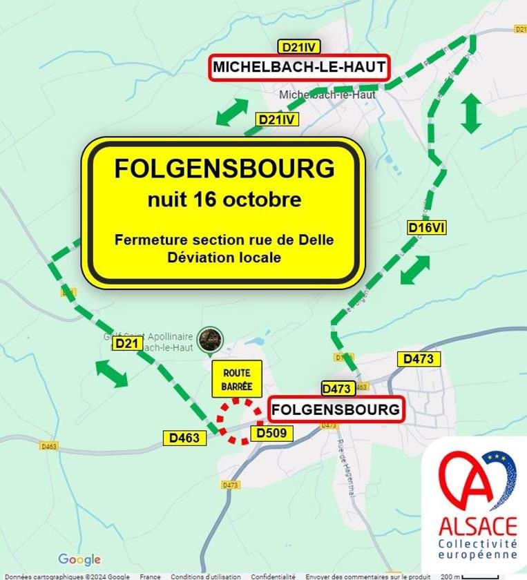 Travaux à Folgensbourg