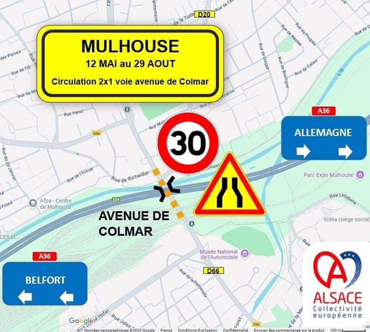 Travaux du 12 mai au 29 août