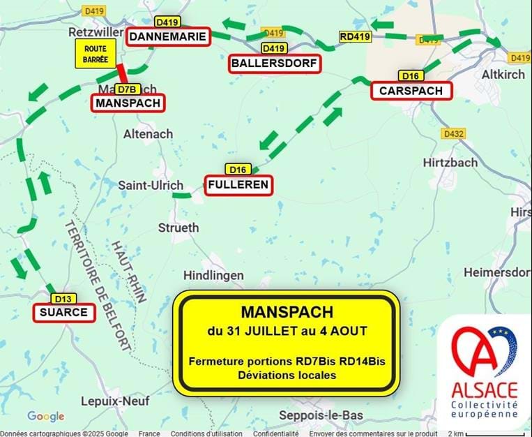 Travaux à Manspach
