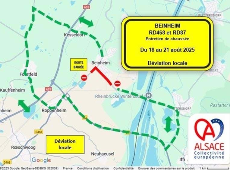 Travaux à Beinheim