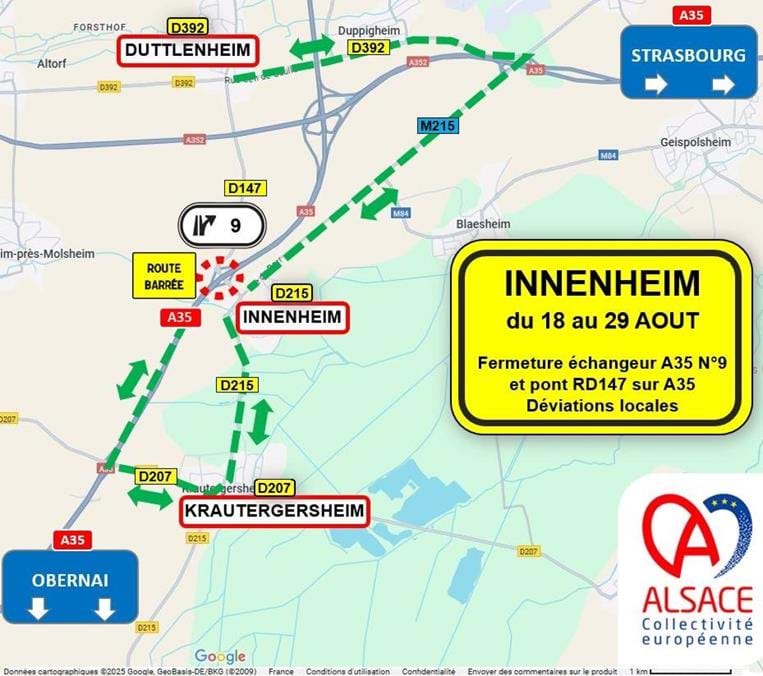 Travaux à Innenheim