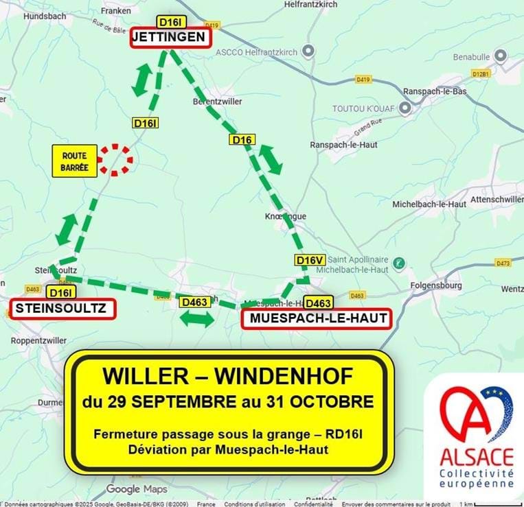 Travaux à Willer, lieu-dit du Windenhof