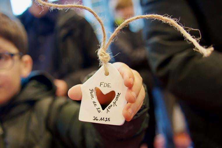 Foyer de l'enfance - pose 1ère pierre